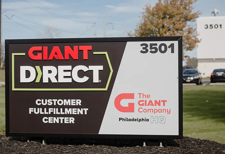 GIANT Direct E-commerce Fulfillment Center Entrance