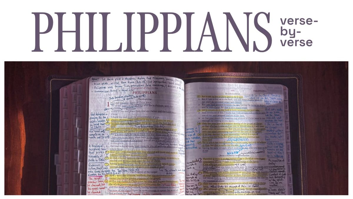 Verse-By-Verse: Philippians
