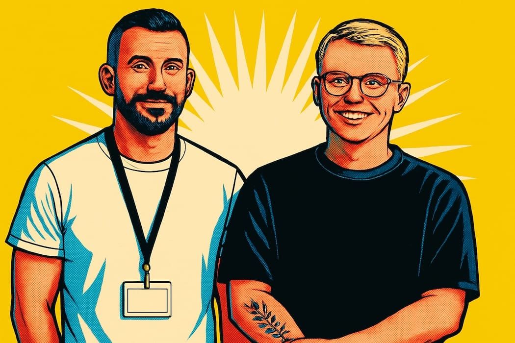 Emin Aliekpierov (left) and Danylo Ohurtsov (right) of Contera.ai