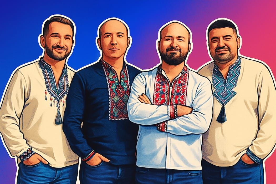 Uspacy co-founders Spartak Polishchuk, Dmytro Suslov, Kyrylo Melnychuk, and Volodymyr Pimakhov.