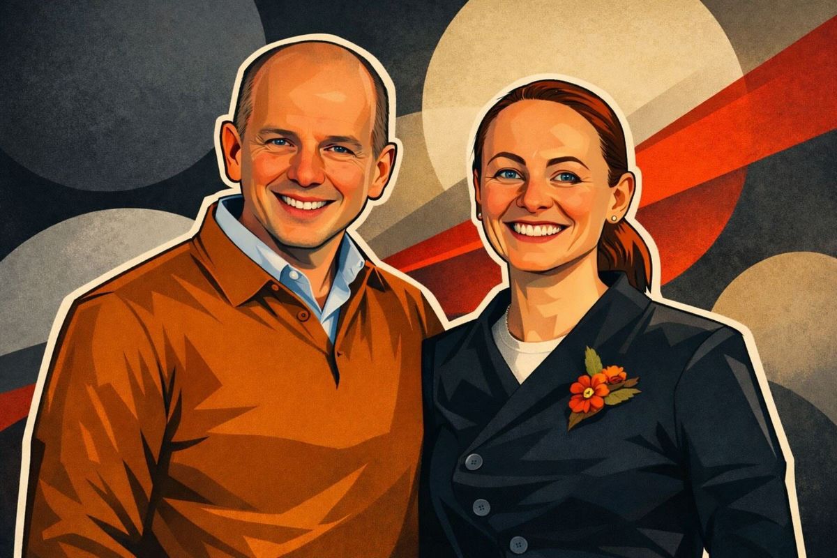 Volodymyr Nepiuk (left), co-founder and CTO of Farsight Vision, and Viktoriia Yaremchuk (right), co-founder and CEO.