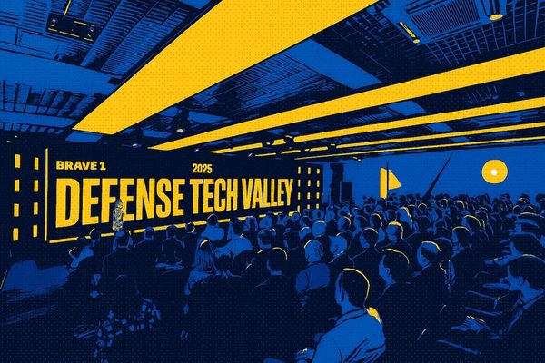Brave1 Defense Tech Valley 2025 summit in Lviv, Ukraine, where global investors announced over $100 million in defense technology investments.