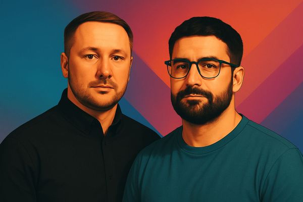 Denis Kuprash (left), founder and CEO of MyChatBot, and Yaroslav Bratashchuk (right), co-founder and CTO