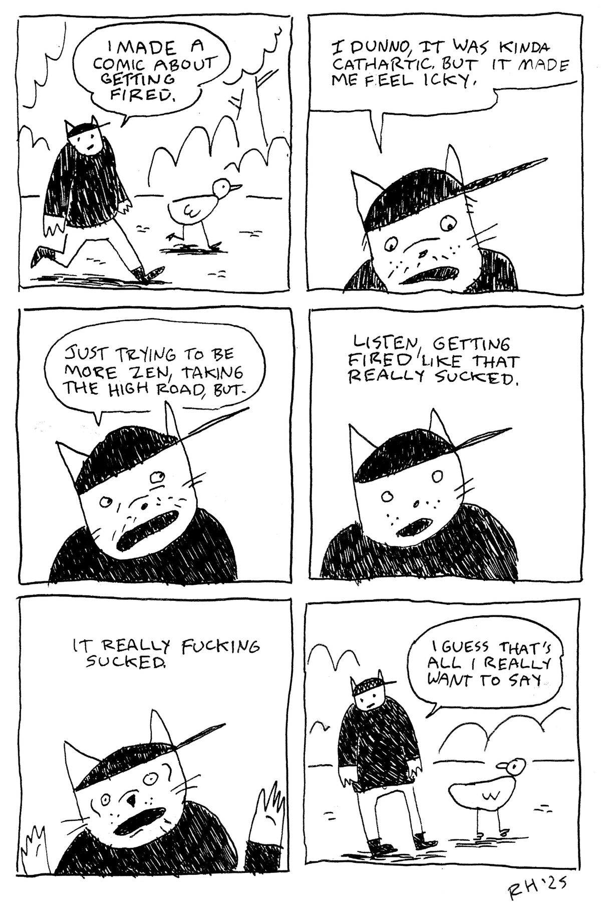 on getting fired