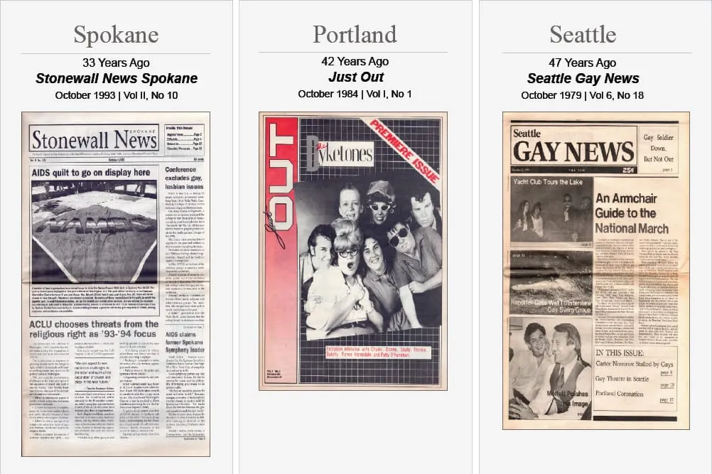 Looking back at Pacific Northwest Queer history in October