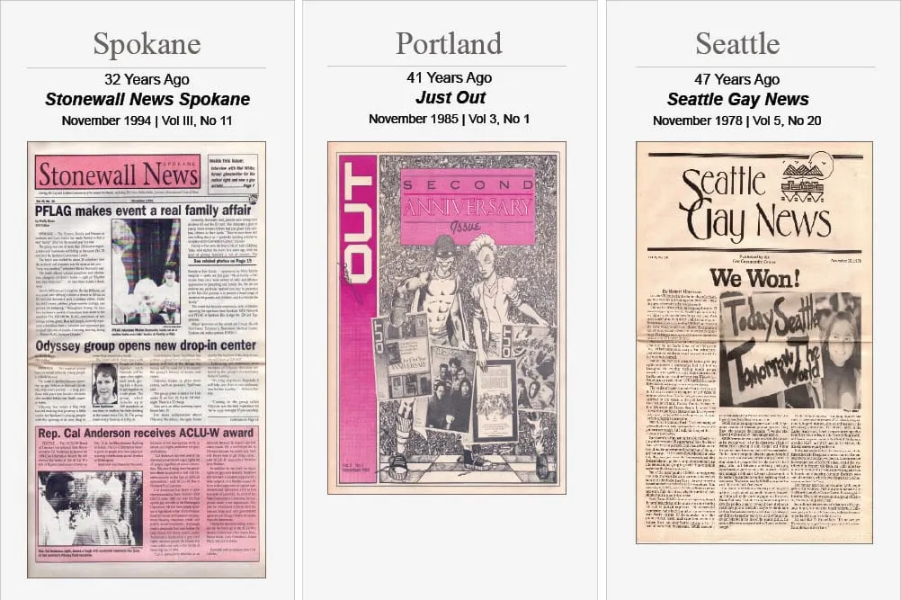 Looking Back at Pacific Northwest Queer History in November