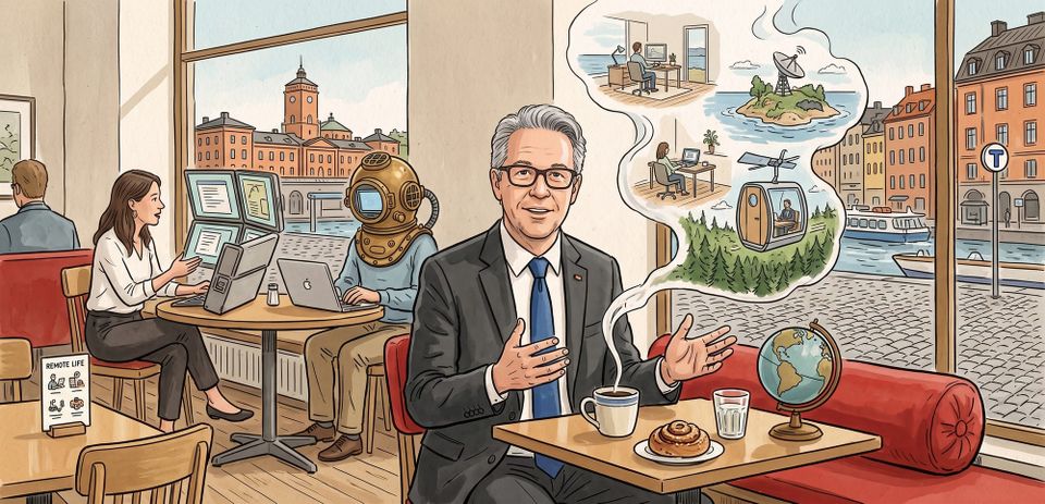 Intervju med Robert Almqvist: När kontoret fick en helt ny mening
