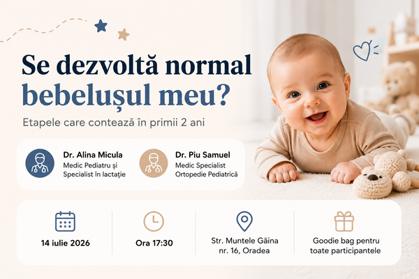Se dezvoltă normal bebelușul meu?