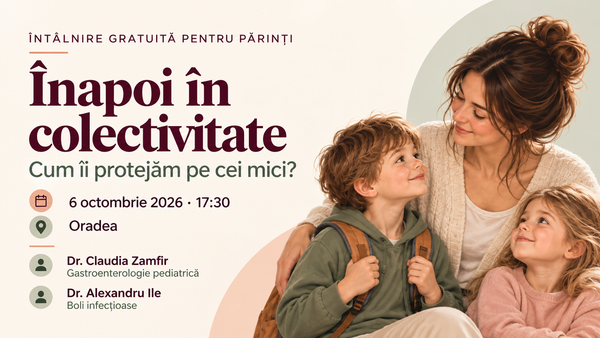 Înapoi în colectivitate. Cum îi protejăm pe cei mici?