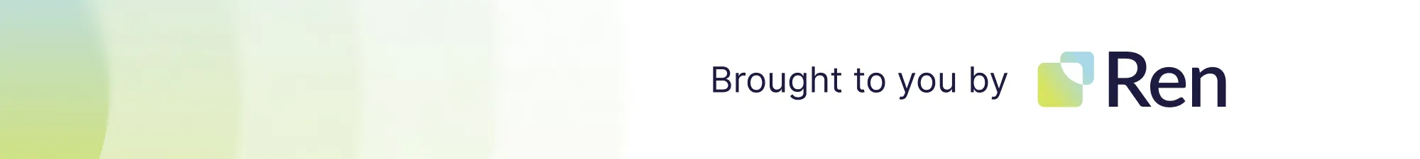 A banner ad for Ren, a donor-advised fund company.