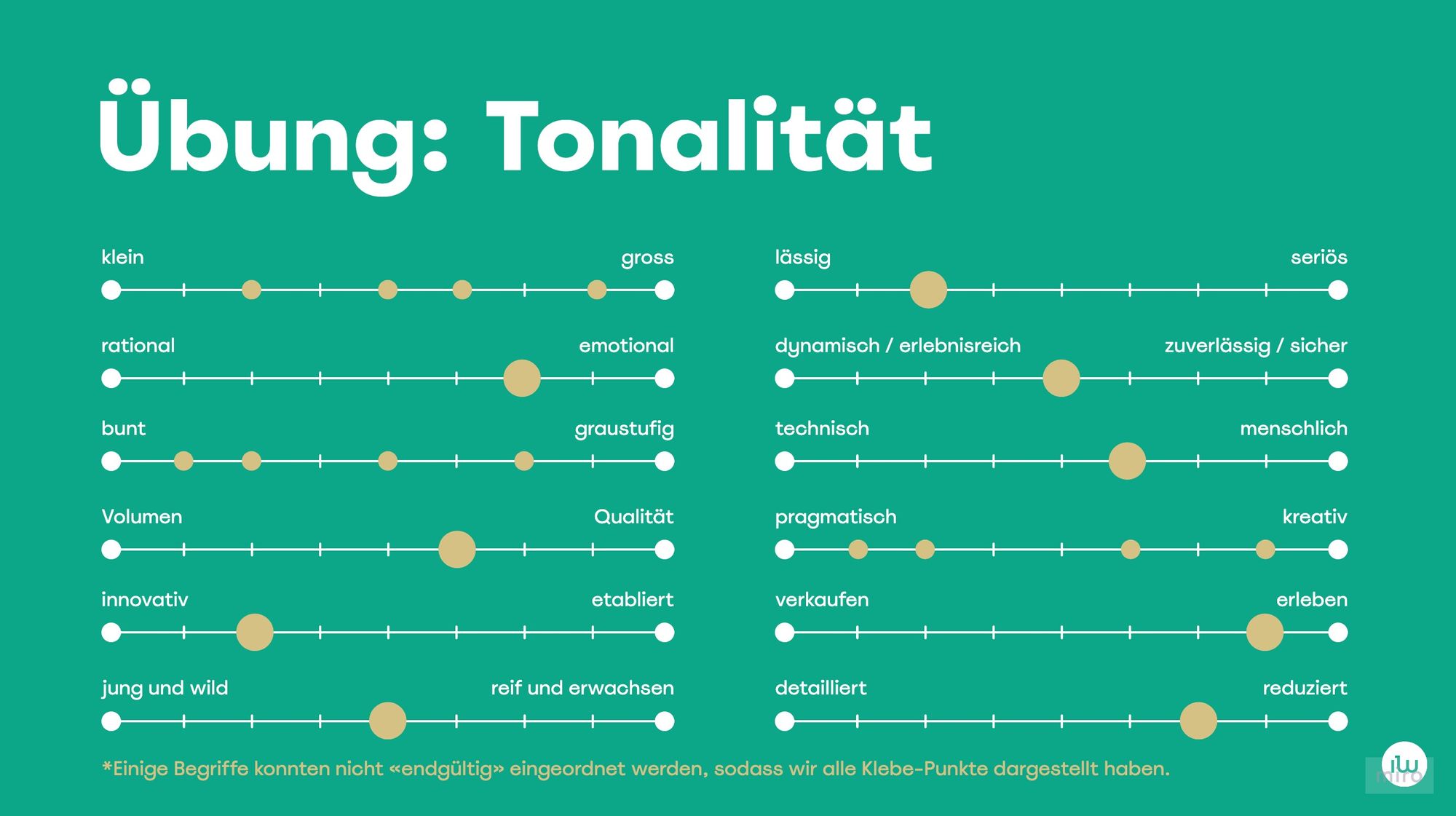 Tonalitätsübung