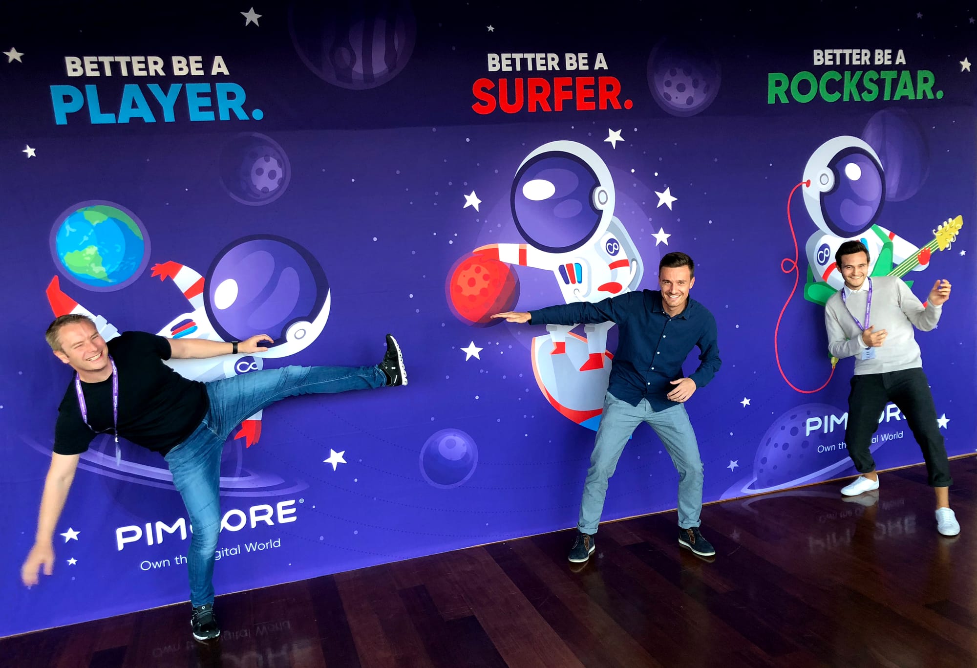 3 Mitarbeitende der instride AG an der Pimcore Inspire 2018
