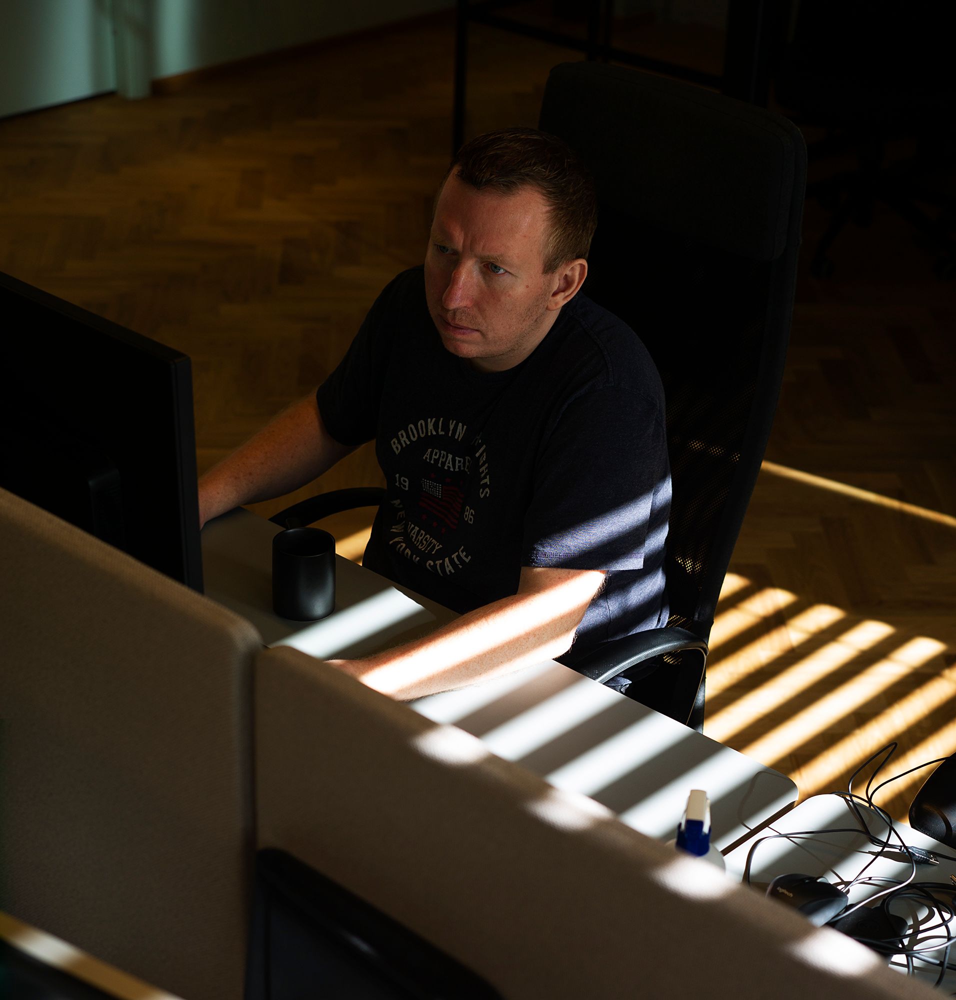 Fotografi av Kjartan, som er intervjuobjektet.