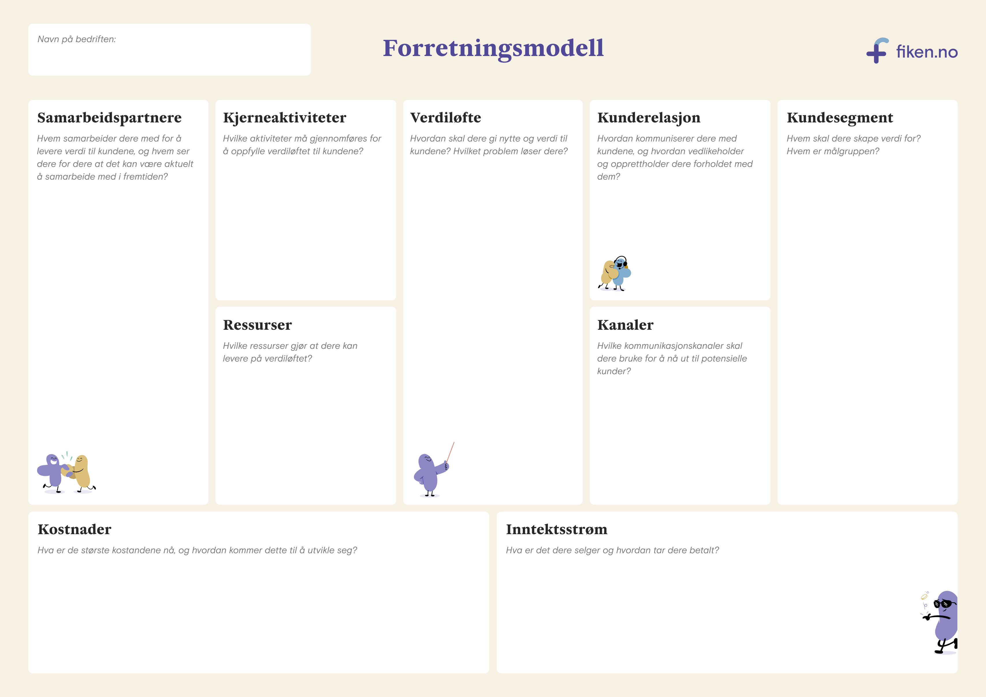 Eksempel på forretningsmodell