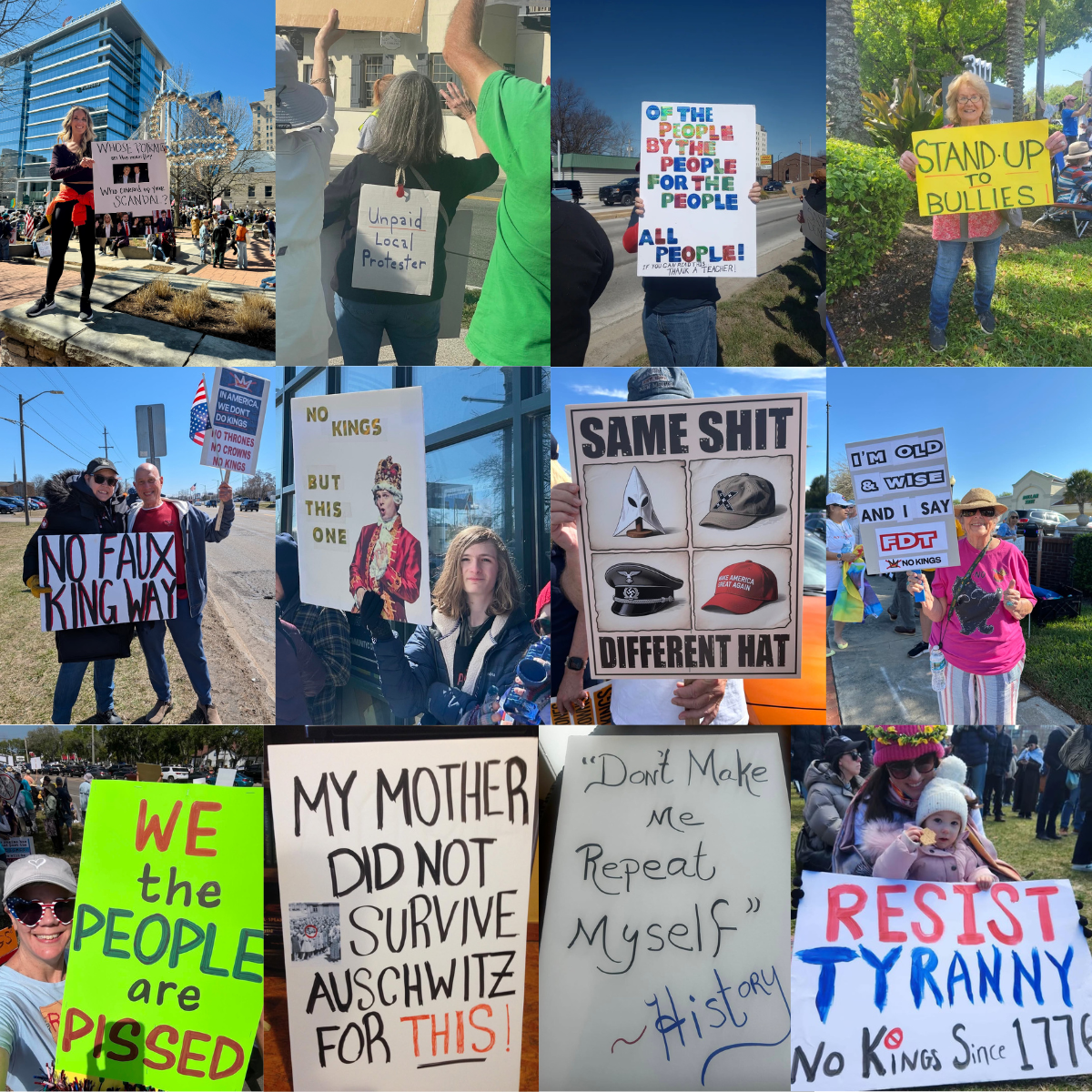 No Kings Day Protesters