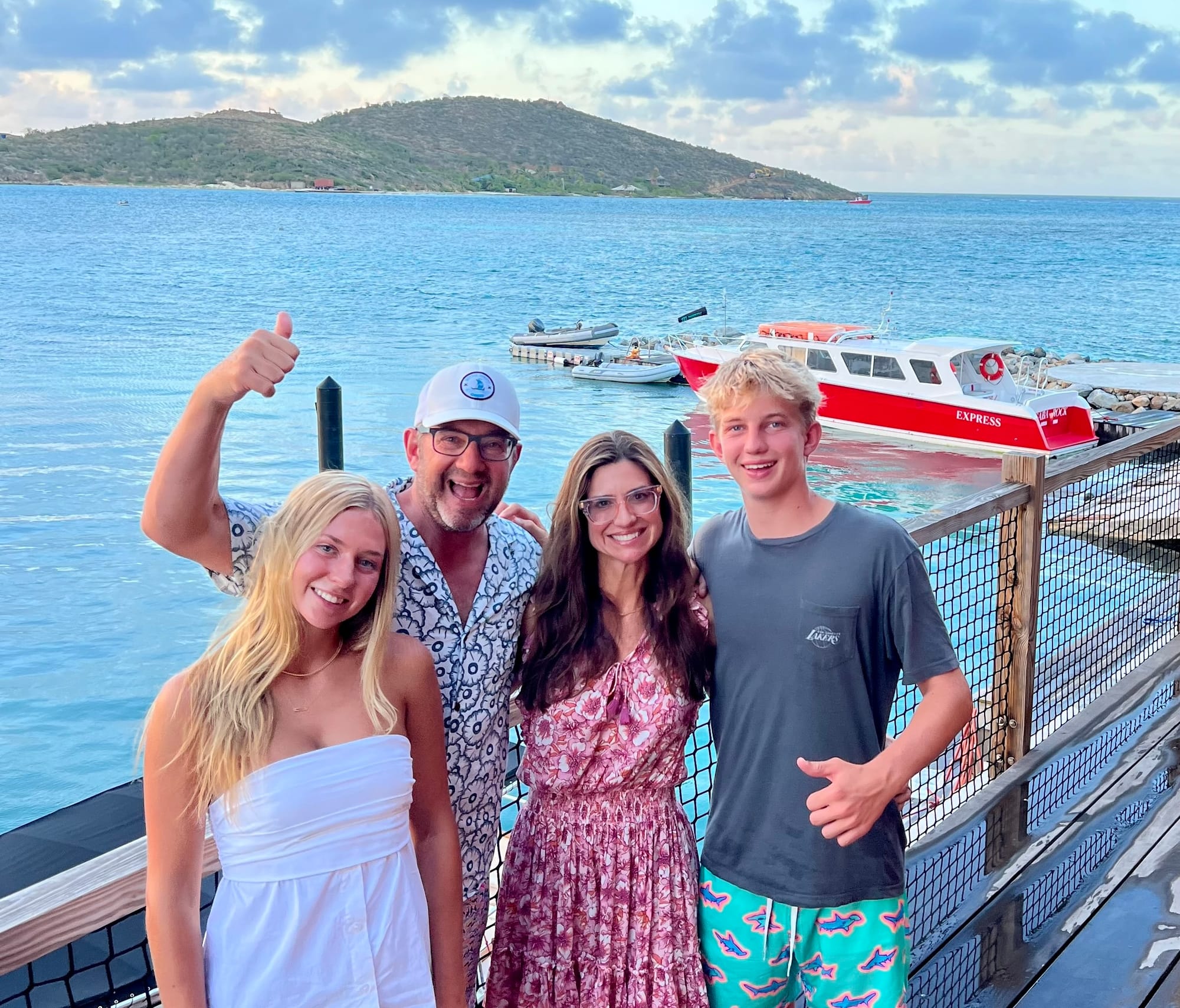 (From left to right) Adelle, Dan, Jennifer, and Braun Levi