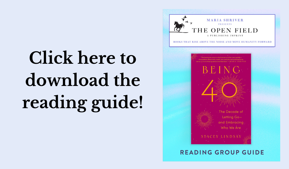 Click here to download the reading guide for "BEING 40"