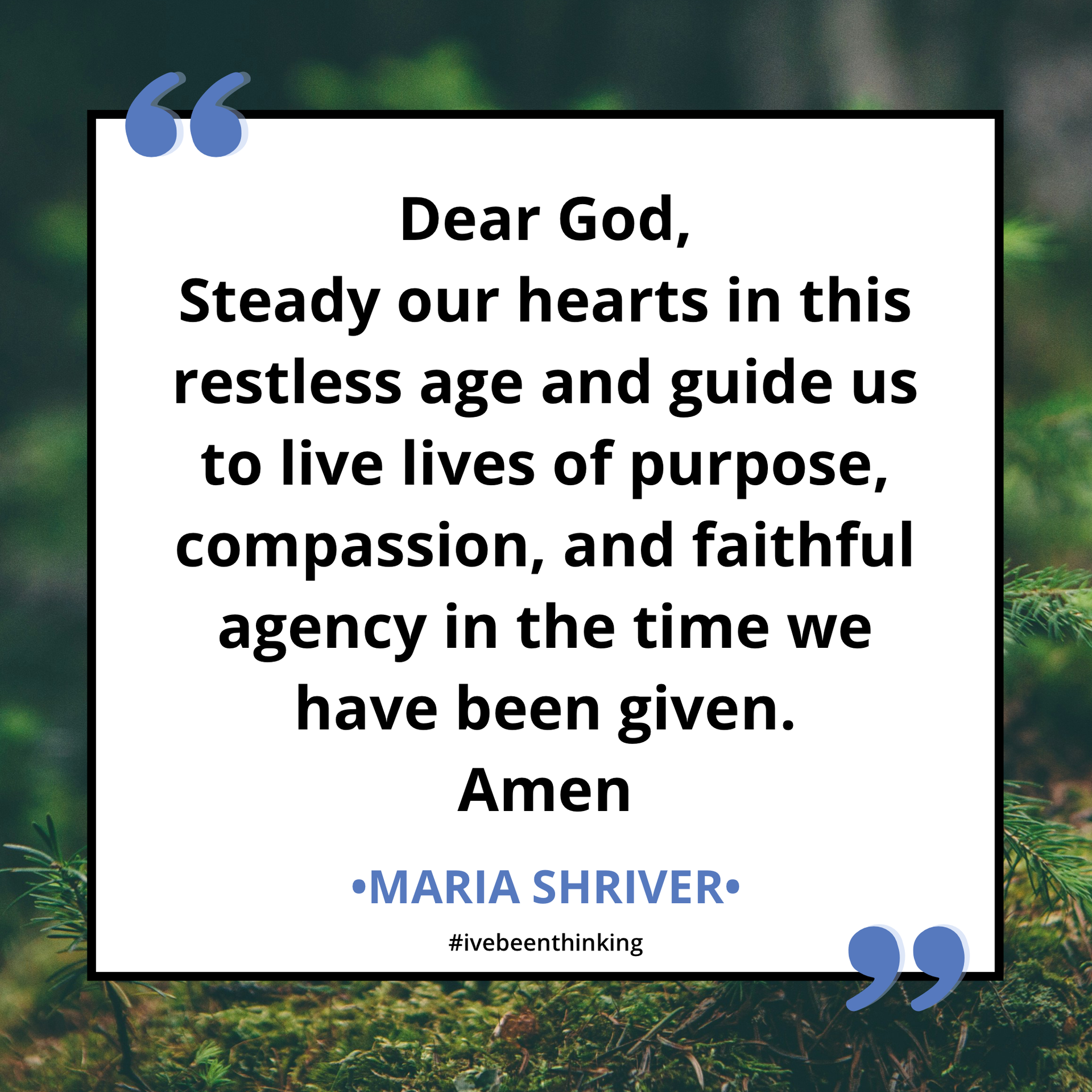 Steady Our Hearts
