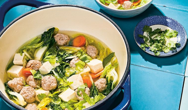 Sunday Paper Dinner Table: Miles Tofu Soup