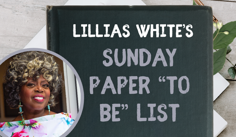 My Sunday 'To Be' List