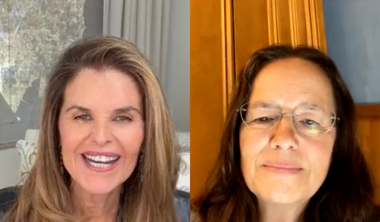 Maria Shriver and Heather Cox Richardson