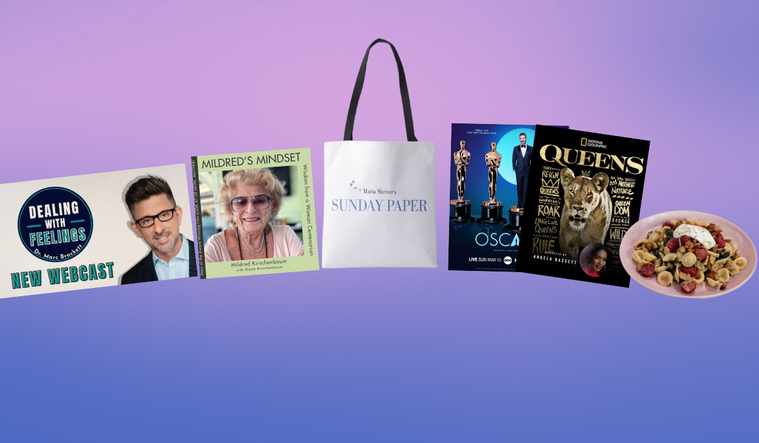 This week's Sunday Paper Recommended reading, watching, listening, recipe, and item.