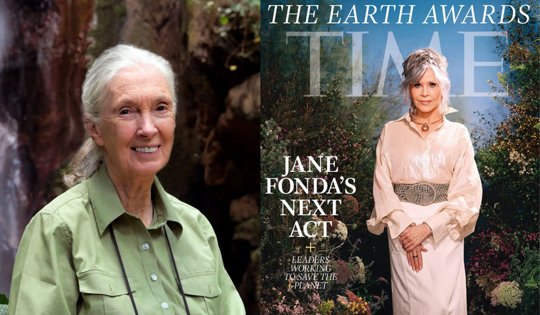 Jane Goodall and Jane Fonda.
