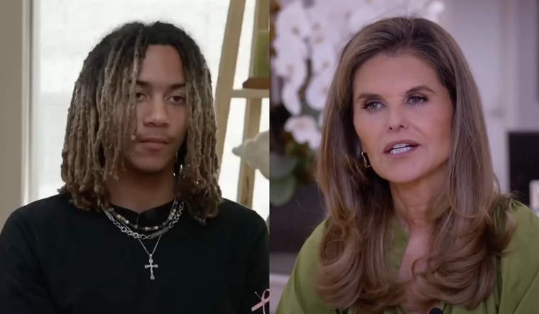 Youth caregiver speaks to Maria.