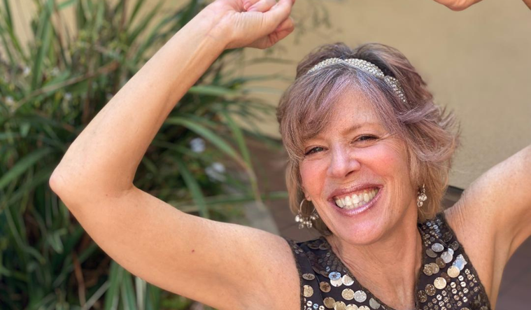 Cynthia's first breast cancer remission, 2022.