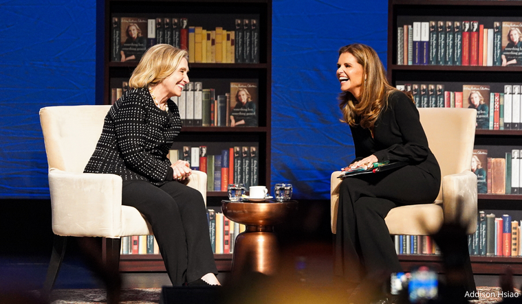 Maria and Hillary Clinton.