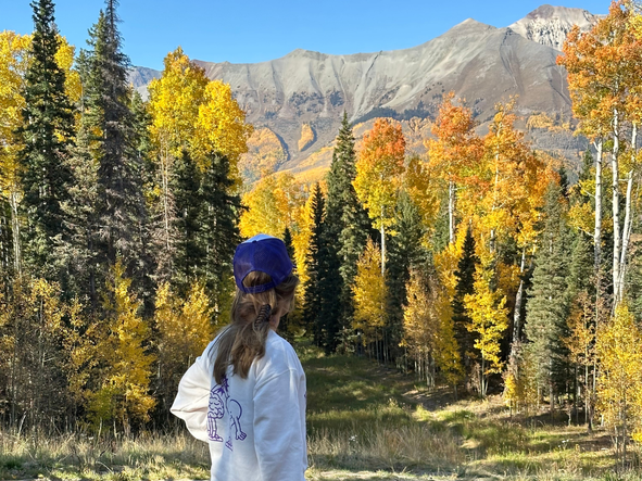 Maria in nature.
