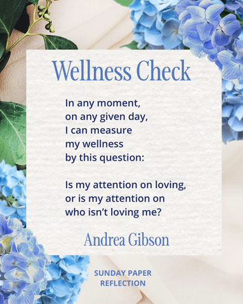 Wellness Check by Andrea Gibson.