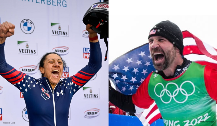 Olympians Elena Meyers Taylor and Nick Baumgartner