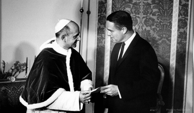 Sargent Shriver and Pope Paul VI