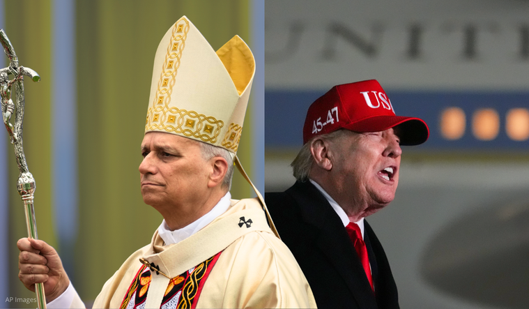 Pope Leo and President Donald Trump