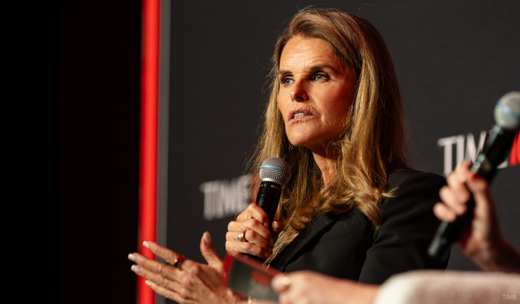 Maria speaking at TIME100 Health Leadership Forum in New York