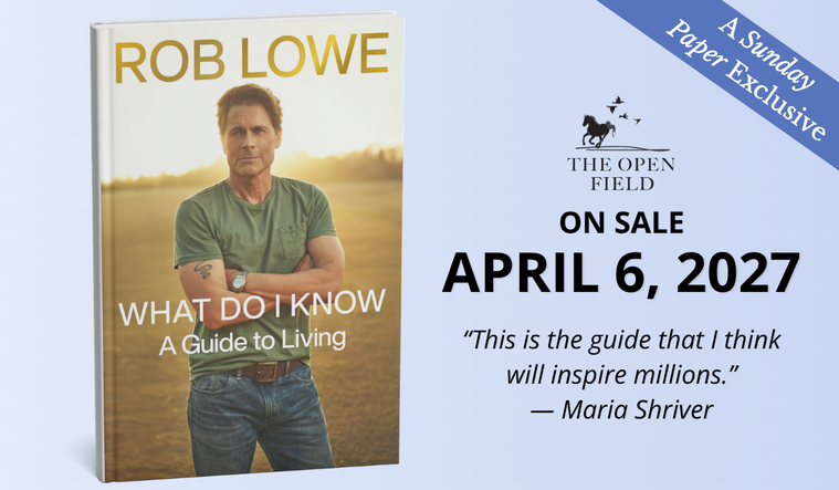 Rob Lowe and his book "What Do I Know: A Guide to Living"