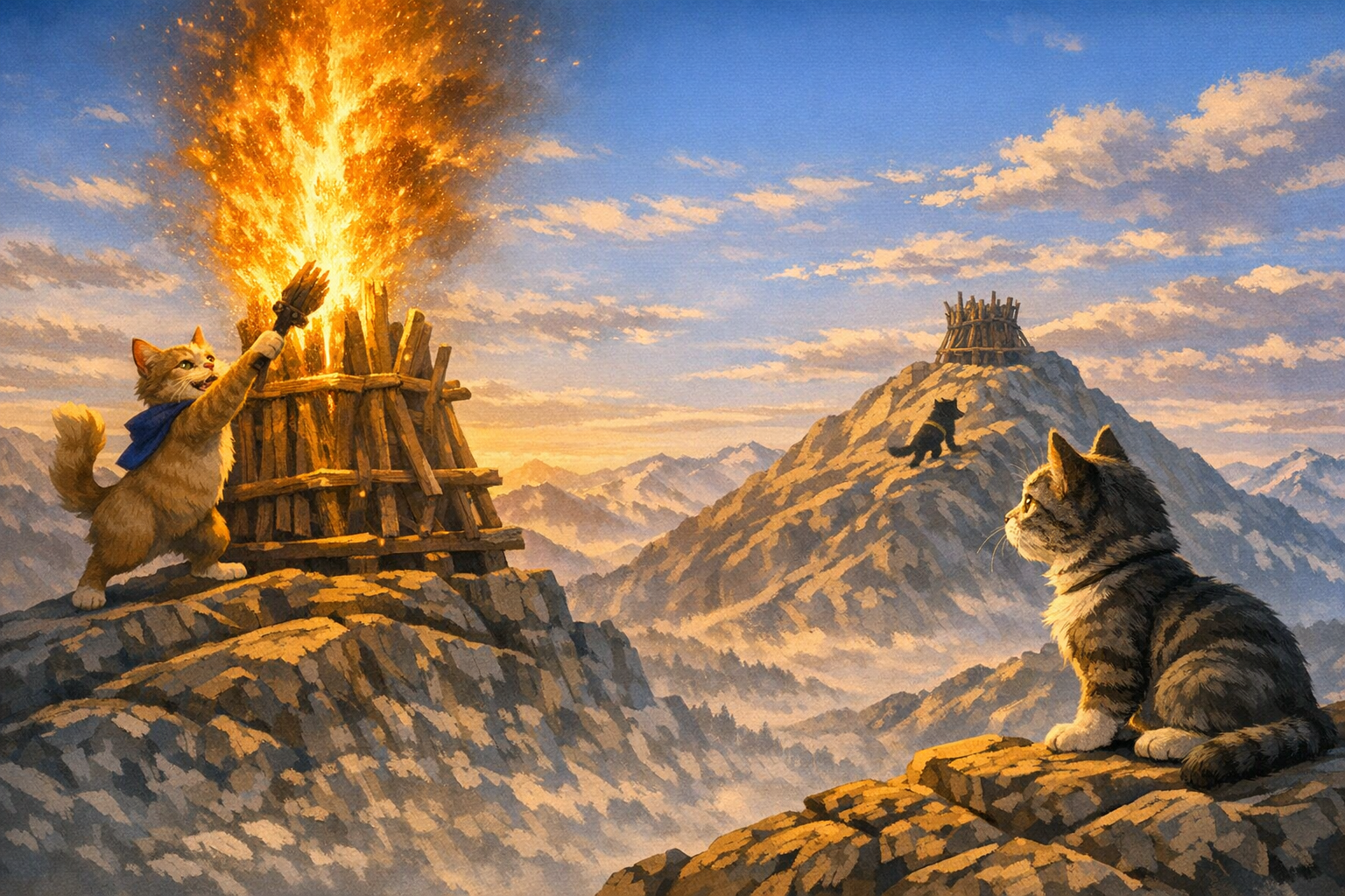 Light the beacons and actually get aid