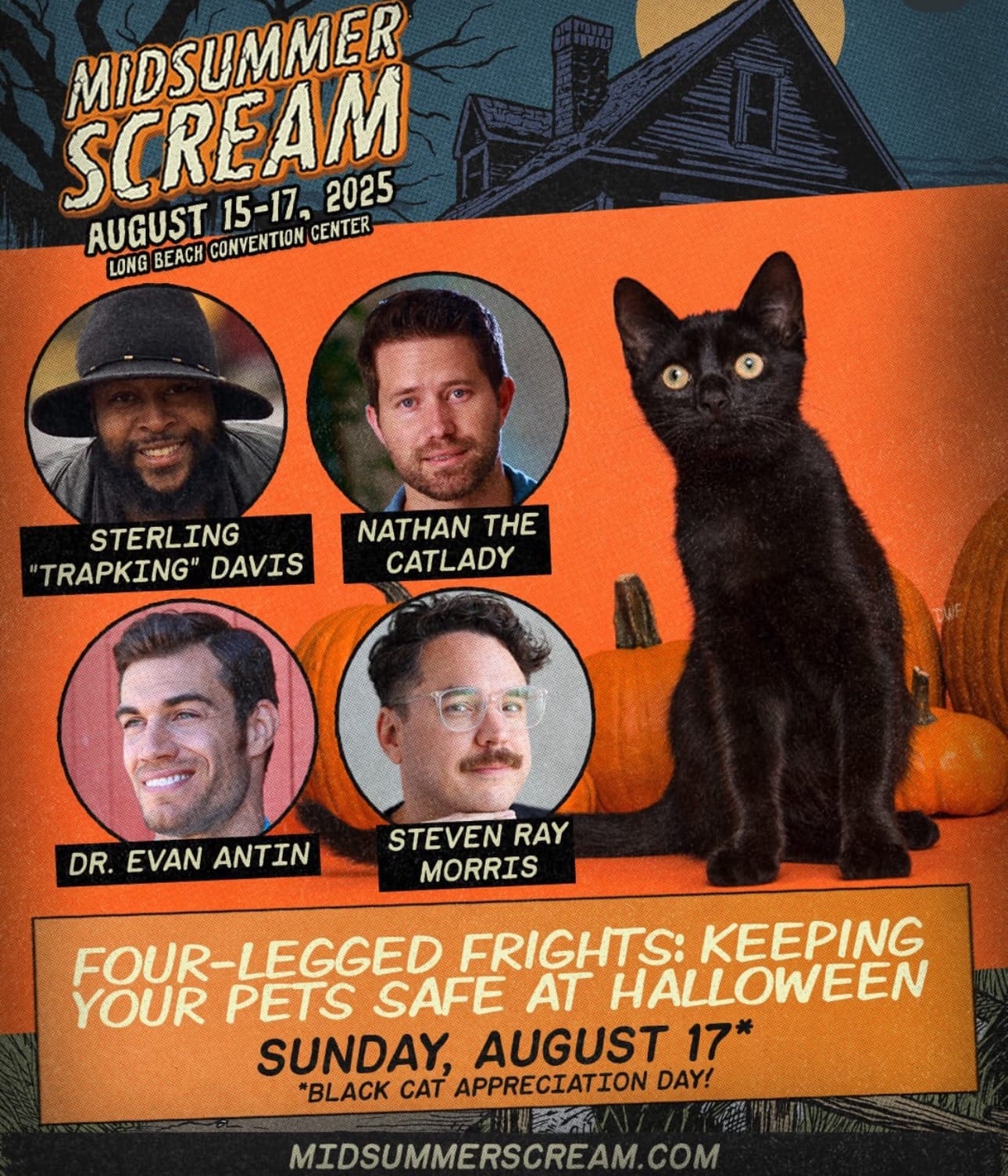 An advertisement for an event called "Midsummer Scream."