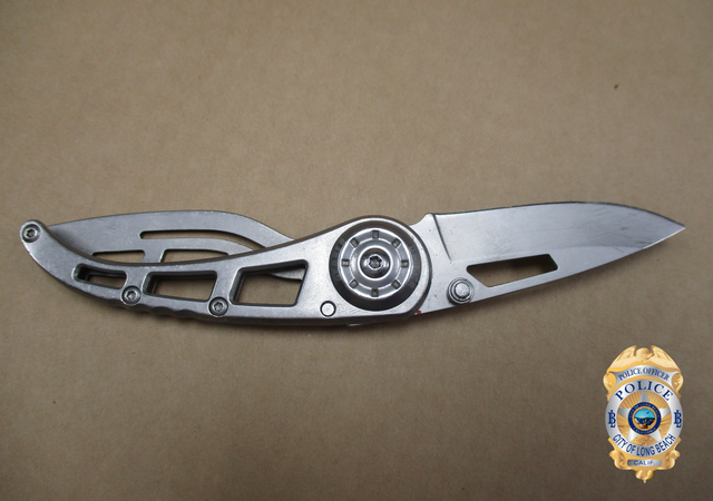 Man arrested after stabbing LBPD officer