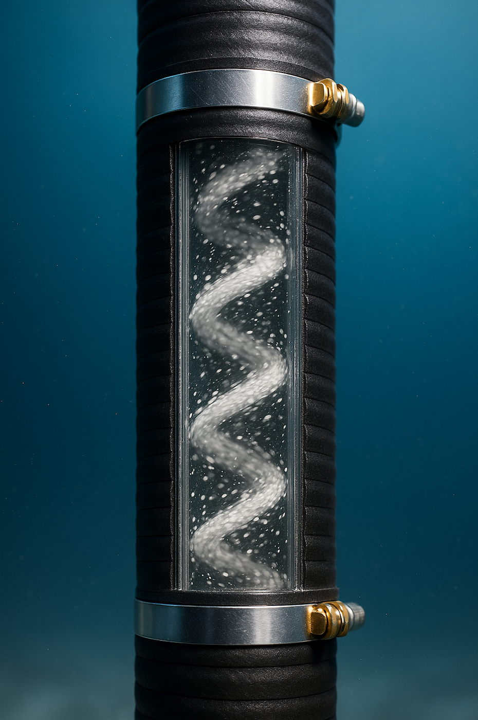 How swirling the slurry changes riser vibration in deep-sea mining Post image