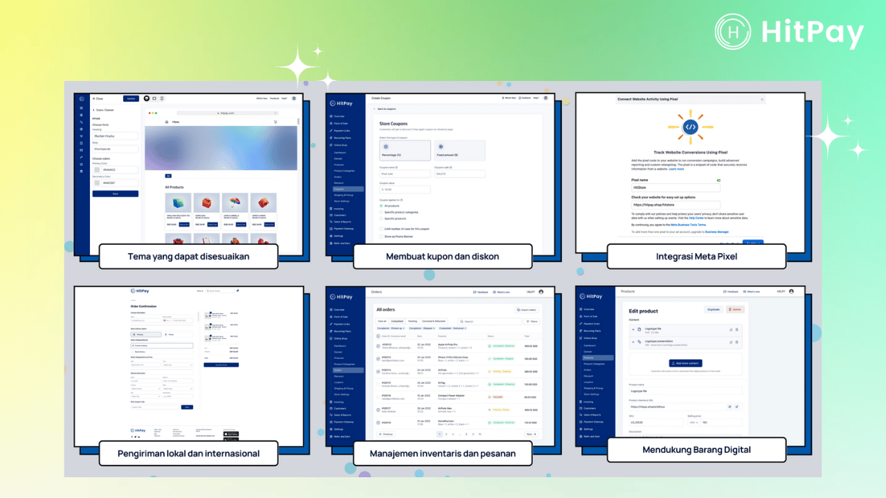 Fitur HitPay Online Store