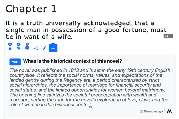 Answers in real-time