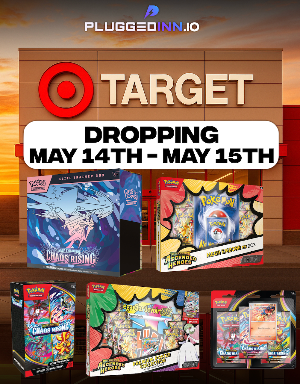 Target Pokemon Drop Tonight: Chaos Rising ETB Restock (May 2026)
