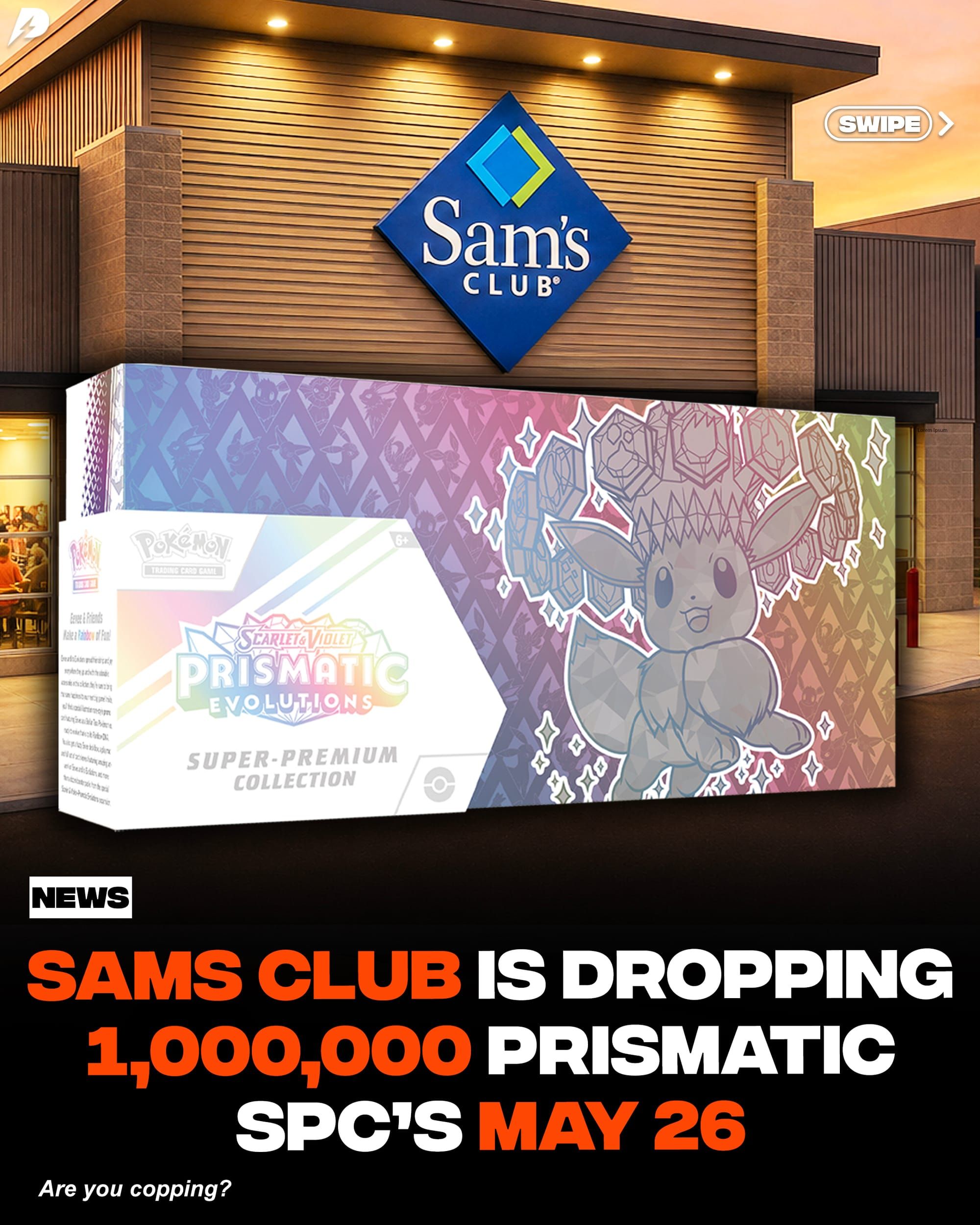 Sam's Club Prismatic Evolutions SPC Drop May 26, 2026: Time, Price, Plus Membership & How To Cop