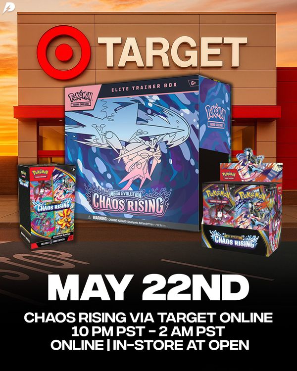 Target Chaos Rising Drop May 22: 150,000+ Units Online + In-Store Launch Guide