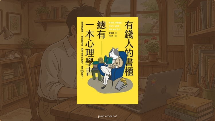 《有錢人的書櫃總有一本心理學書》一個念頭的差異，決定你的財富成長路徑
