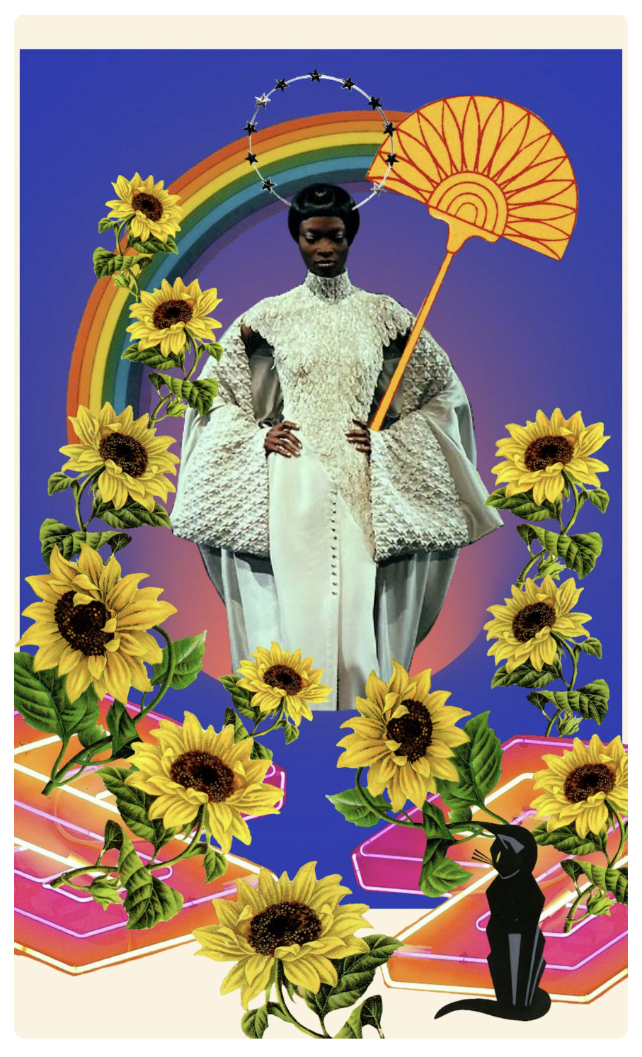 Creating a Vision Board with Queen of Wands