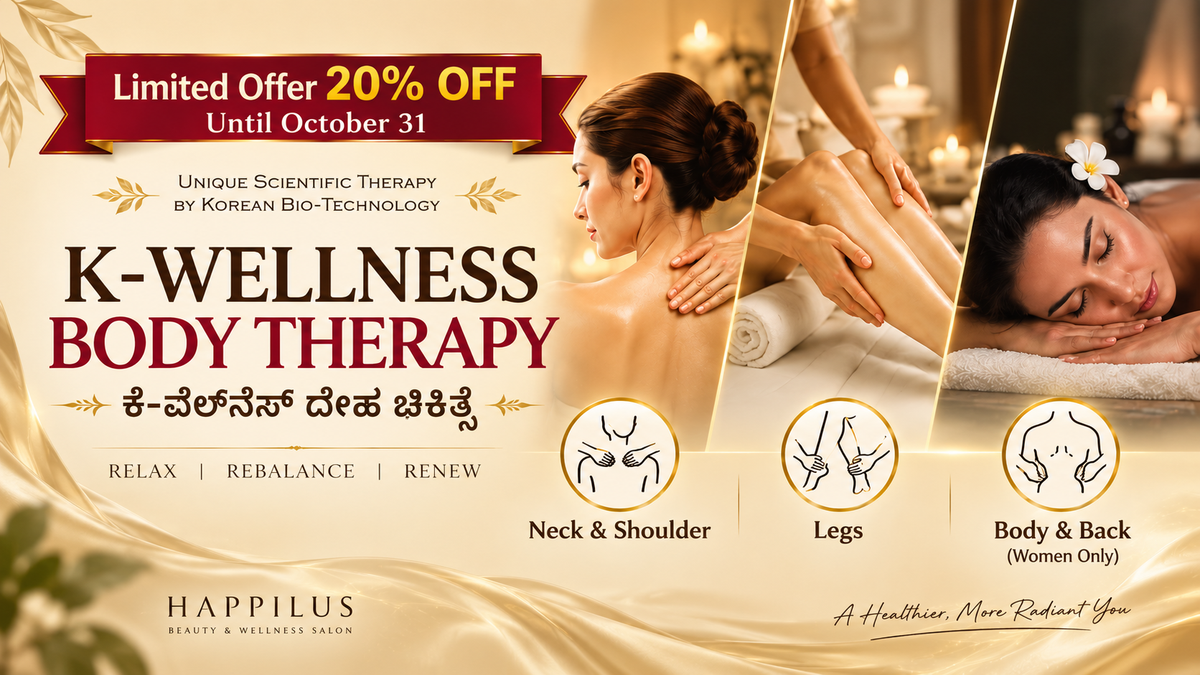 K-WELLNESS BODY THERAPY — 20% OFF | ENDS OCTOBER 31