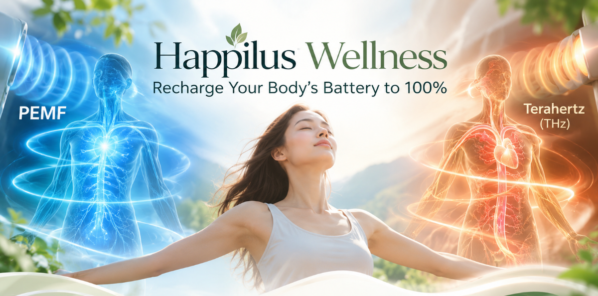 Happilus Wellness: Recharge Your Body's Battery to 100%